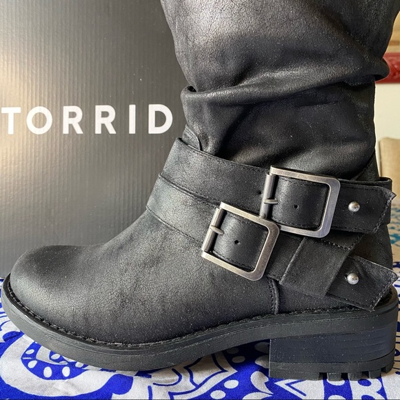 NWT TORRID Wide Width/Wide CALF Sweater Cuff Boots - Picture 10 of 16